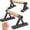 Wood Grip, variant on Runstore Push Up Parallettes Bars, Anti-slip Handstand Bars for Calisthenics, Fitness, Floor Workouts, Support 600 lbs