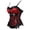 Red, variant on Women Gothic Polka Dot Lace Up Boned Dancing Corset Bustiers Top Red XS