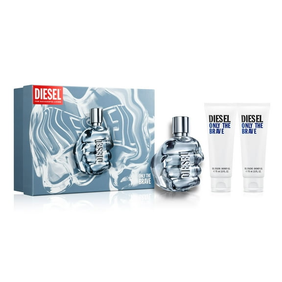 Diesel Only the Brave Cologne Gift Set for Men, 3 Pieces
