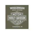 thumbnail image 2 of Harley-Davidson Men's Vintage Bike Crew-Neck Short Sleeve T-Shirt, Green (S), Harley Davidson, 2 of 2