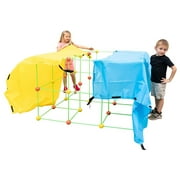 Funphix Glow in the Dark Fort Construction Play Kit, 154 pieces