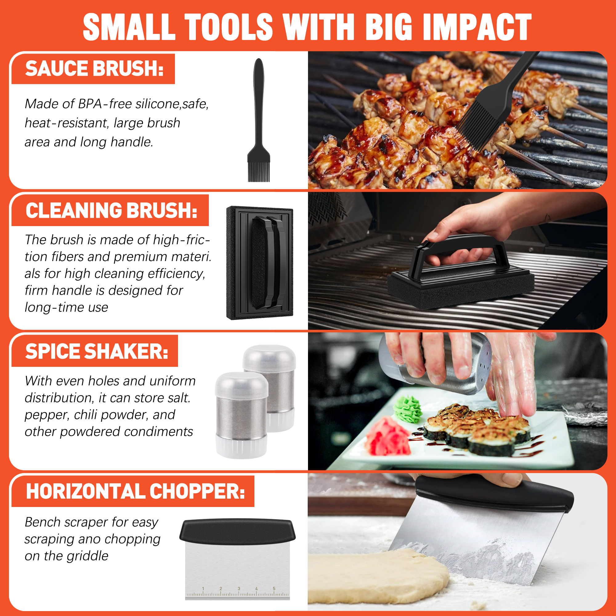 Cshidworld 30-Piece Griddle Accessories Kit photo 5