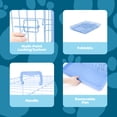 thumbnail image 3 of Carlson Pet Products Compact Deluxe Metal Dog Crate with Pan, Blue, Small, 24"L, 3 of 11