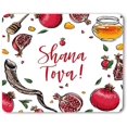 thumbnail image 1 of Basketball Game Leather Texture Spot Sport Red Black Gaming Mouse Mat Non-Slip Rubber Base Thick Mousepad for Laptop Computer PC 9.5x7.9 Inch, 1 of 3