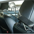 thumbnail image 1 of HEALEEP Hanging Rack for Clothes Black 1Set Adjustable for Car Use, 1 of 3