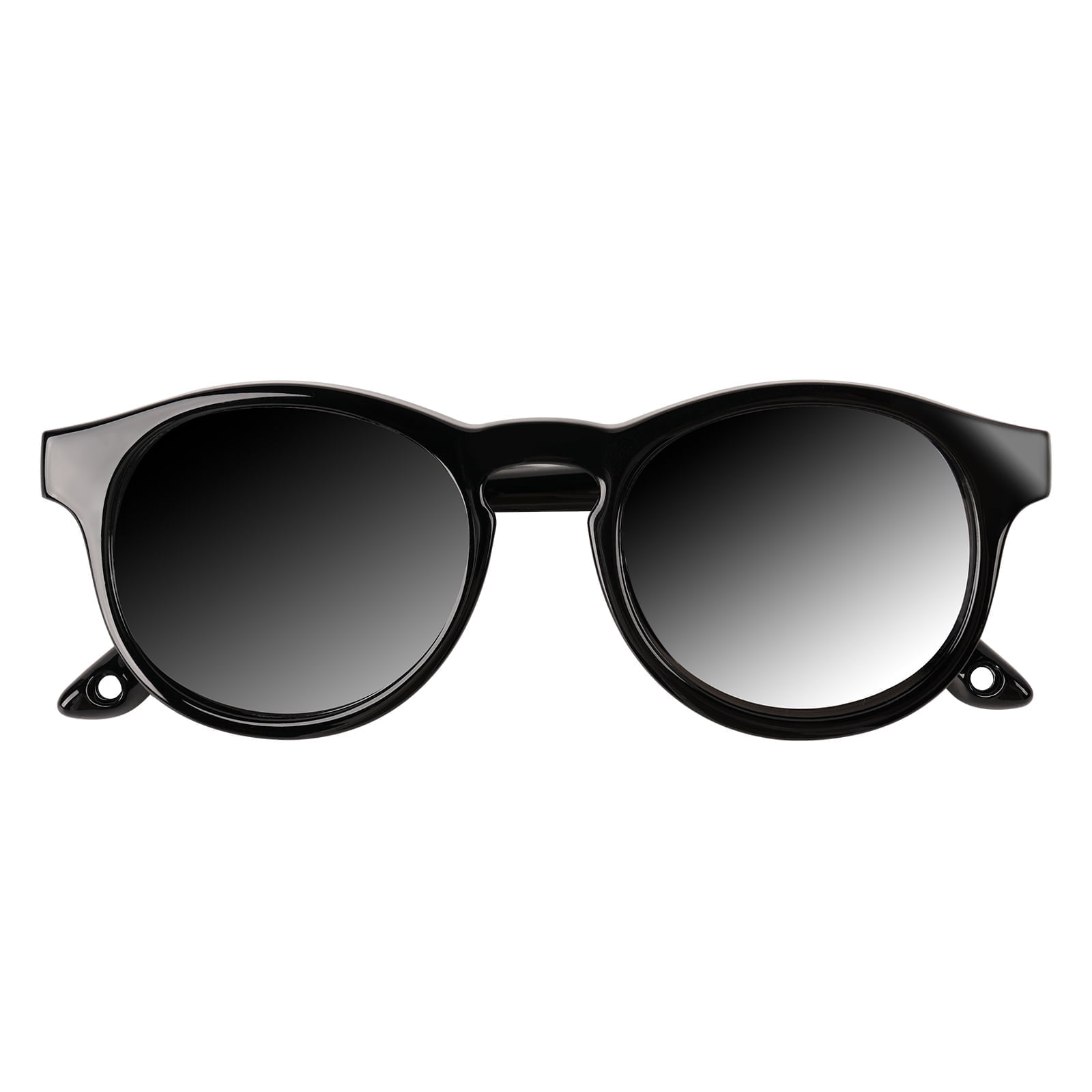 HECCEI Pebblie Baby Sunglasses with Strap - UV 400 Polarized Sunglasses, Ages 0-2 Black