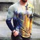 thumbnail image 2 of Camisas Para Hombre Camisas de Manga Larga Cuello Redondo Estampado Color Moda Casual Top Odeerbi ODB177043, 2 of 8