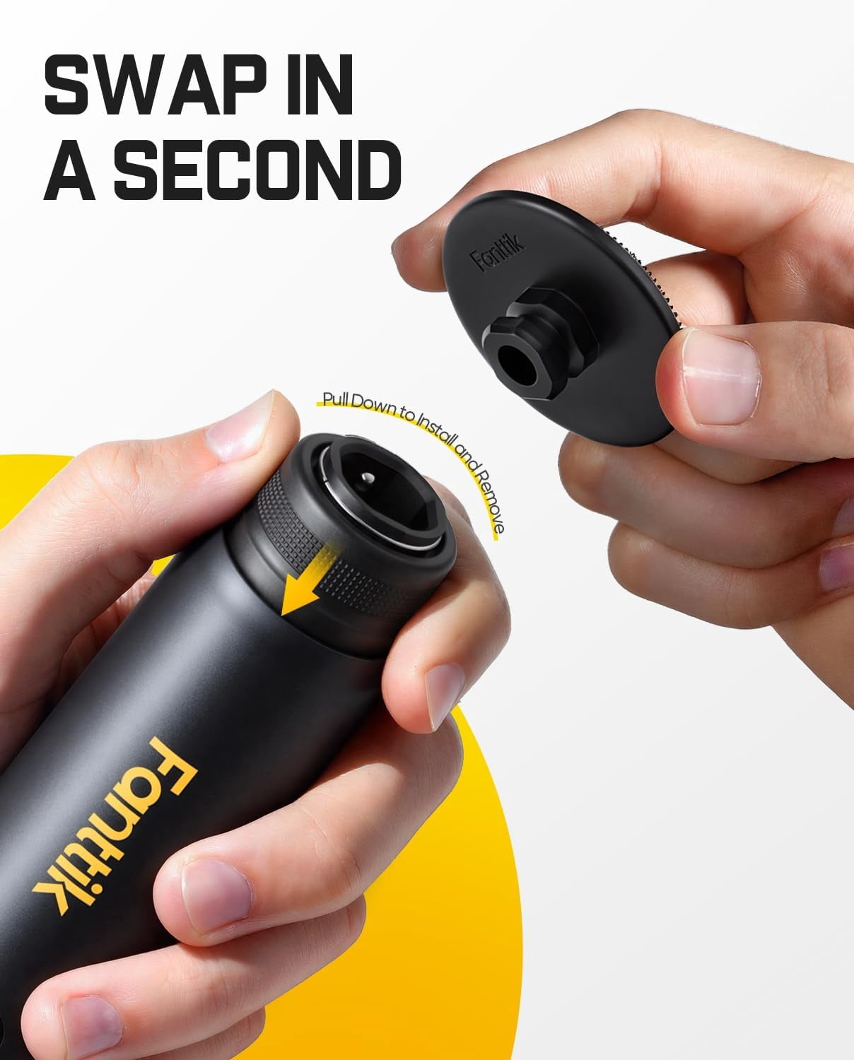 Fanttik P10 Pro Mini Car Buffer Polisher, 4000mAh Cordless Rotary Car Polisher Waxer, 2 Inch/3 Inch, 3 Variable Speed 300-950 RPM Car Detailing Kit for Polishing, Sanding, Waxing and Cleaning
