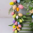 thumbnail image 4 of Cadancy Easter Garland with Eggs Flowers Greenery Artificial Floral Vine Wreath Spring Decor for Home, Mantel, Wall, Holiday Party Dinner Table Decorations(25.59in), 4 of 8