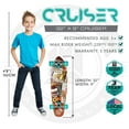 thumbnail image 6 of Madd Gear 32" Cruiser Skateboard - Bay Dive - 62mm Wheels with ABEC 7 Bearings, 6 of 10