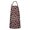 Black Red Rose, variant on Black Skull Pineapple Flower Pattern Apron-Garden Aprons for Women with Pockets-Cotton Linen Waterproof Kitchen Cooking Gardening Aprons Adjustable for Kitchen,Cooking,BBQ and Salon 33x27 Inch