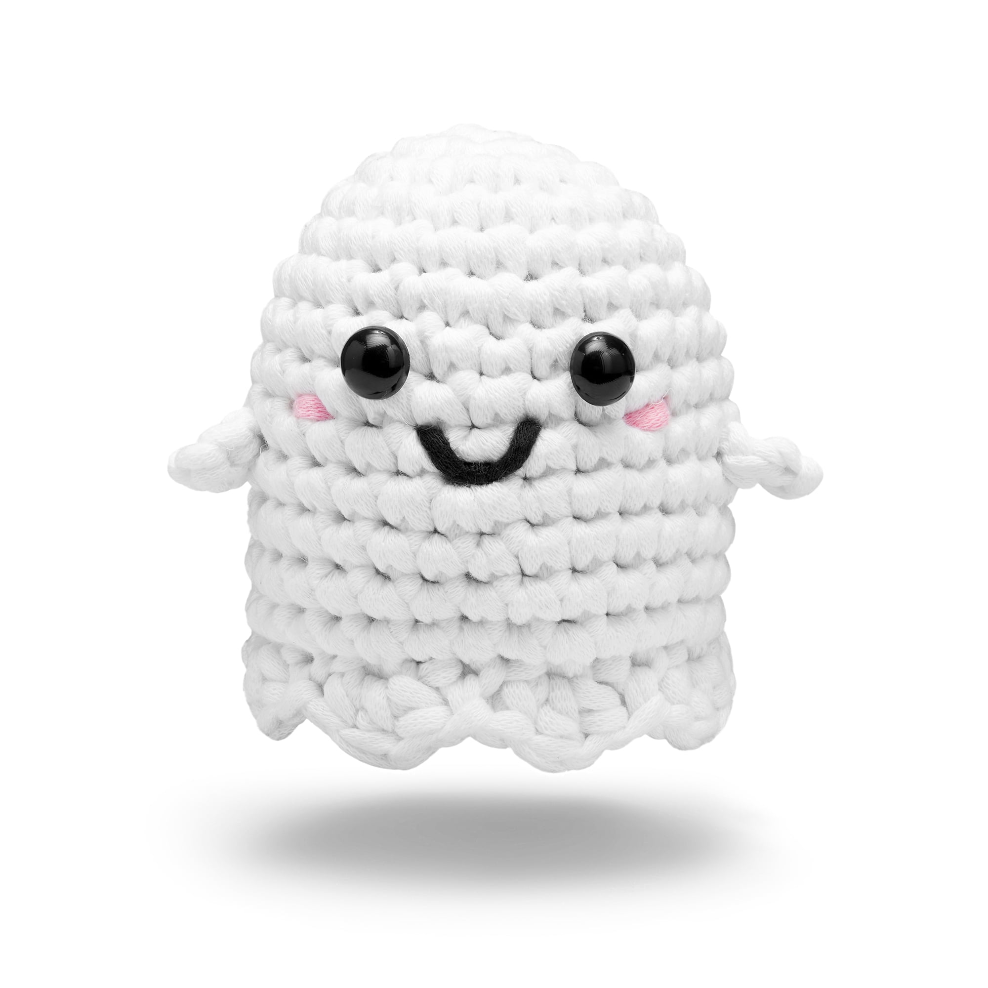 The Woobles Beginner Crochet Amigurumi Kits - Snooky The Ghost