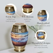 Hawaiian Summer Urns for Cremation Ashes Large Urn XL or Small Keepsake Urns for Adult Cremation Ashes & Urns for Human Ashes for Home or Burial Cremation Urns Cubic Inches Large