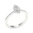 thumbnail image 2 of Imperial 1/2 Ct TDW Marquise Diamond Halo Engagement Ring in 10K White Gold (H-I, I2), 2 of 4