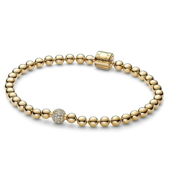 Pandora Beads & Pave Bracelet