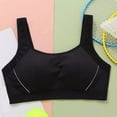 thumbnail image 2 of Jamicy Seamless Underwear for Girls Children's Underwear 12-15 Years Girls' Underwear Stretch Organic Cotton V-Neck Bra No Underwire, 2 of 4