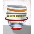 thumbnail image 3 of Medley, Elizabeth 15x17 Black Modern Framed Museum Art Print Titled - Stacked Bowls II, 3 of 5