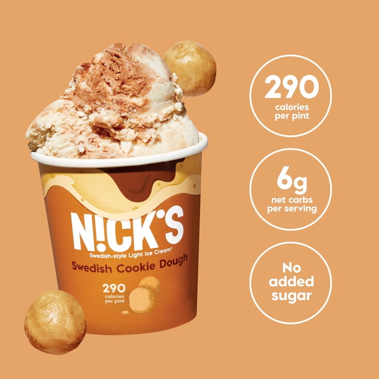 NICK'S Chokladchip Dough Light Ice Cream - Walmart.com