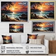 thumbnail image 4 of Designart "Tropical Vibes Beach Photo XXII" Nautical & Beach Floater Framed Wall Decor, 4 of 7