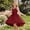 Wine, variant on OGLCCG Teens Girl's Dresses with Bow Belt Mesh Tulle Sleeveless Casual Holiday Sundress High-Low Wedding Princess Dress 5-16 Years