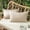 Cream, variant on [IN2XP4-1 Green] Solid Color Outdoor Waterproof Pillow (With or Without Inserts)