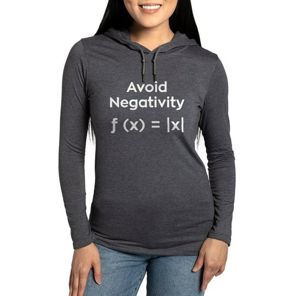 CafePress - Avoid Negativity Long Sleeve T Shirt - Womens Hooded Shirt