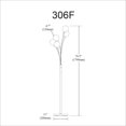 thumbnail image 2 of Lampadaire Dainolite 306F-SC Chrome Satiné, 2 of 3
