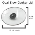 thumbnail image 2 of Couvercle de Remplacement Genuine Crock-Pot SCCPVP400-S, SCCPVP400B, 2 of 2