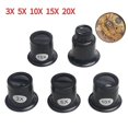 thumbnail image 1 of 3X 5X 10X 15X 20X Jeweler Watch Magnifier Tool Portable Monocular Magnifying Glass Loupe Lens for Eye Magnifier Len Watchmakers, 1 of 5