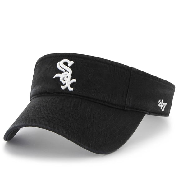 Men's '47 Black Chicago White Sox Clean Up Adjustable Visor