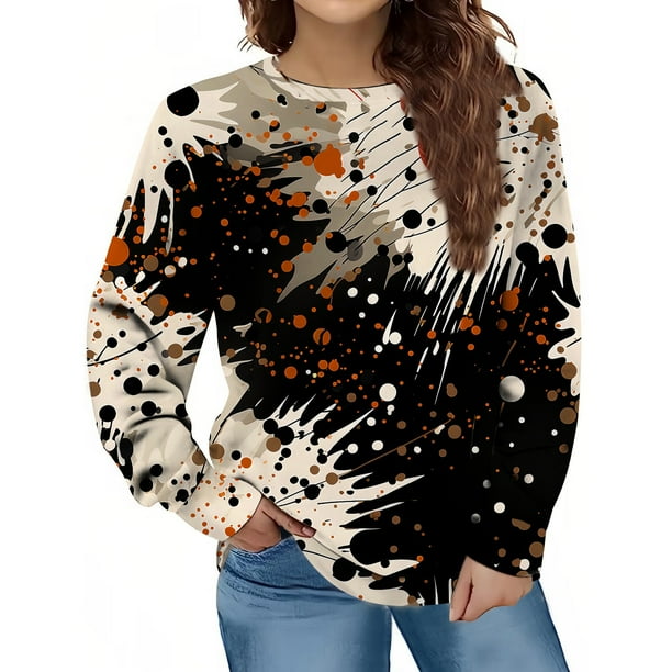 Gibobby Sudadera de mujer Sudadera de forro polar de manga larga para mujer(Blanco,CH)