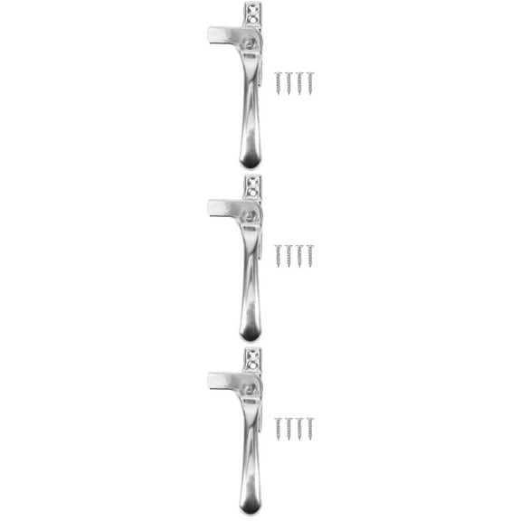 WORGEOUS 3pcs Storm Door Handle Window Lock Handle Part Window Safety Handle Lock Window Replacement Part