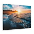 thumbnail image 5 of Beach Sunset Endless Horizon Ocean Canvas Wall Art for Home Decor Ready-to-Hang, 5 of 18