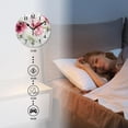 thumbnail image 4 of 10 Inch Wall Clock Battery Operated Silent Clock Decorative for Office, Kitchen, Outdoor, Living RoomBeautiful Poppy Flower Floral Botanical Plant Delicate, 4 of 4