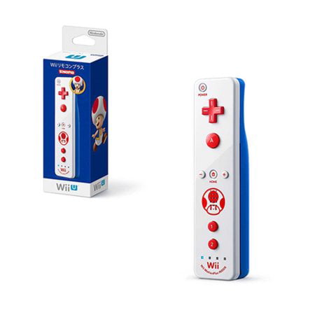 Opbevares i køleskab Transportere ide Nintendo Wii And Wii-U Remote Plus, Toad Edition - Walmart.com