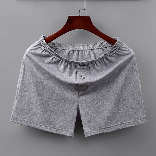 Mens Sleep Home Pajama Shorts Breathable Solid Underwears Boxers Sport Shorts