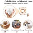 thumbnail image 3 of Adjustable Cat E-Collar, Cute Toast Neck Cone After Surgery, Wound Healing Protective Cone Bread Surgery Recovery Elizabethan Collars, Soft Edge For Kitten And Cats, 3 of 5