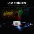 thumbnail image 4 of Estabilizador de tocadiscos de disco LP de vinilo de 7 mm con accesorio de reproductor de abrazadera de peso nivelado, 4 of 8