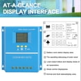 thumbnail image 4 of Regulador del Panel de Controlador Solar MPPT Voltaje Adaptativo 12V 24V 36V 48V Auto Con Pantalla LCD para Fotovoltaico, 4 of 7