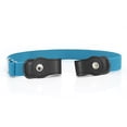 thumbnail image 1 of Sonducket Cinturón sin hebilla Suministros de armario para niños Niñas a cuadros morados y negros Cinturones azul claro Sonducket AP008680-26, 1 of 5