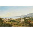 thumbnail image 2 of Albert Zimmermann 18x13 Black Ornate Wood Framed Double Matted Museum Art Print Titled - Scene on Ischia, 2 of 5