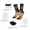 thumbnail image 3 of Fuzoiu Elegant Lady With Hat Print Kids Socks For Boys Girls,Grip Crew Socks with Non Slip,Lightweight Stretch Crew Socks,Toddlers Crew Boot Socks, 3 of 5