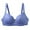 A-Blue191, variant on Womens Push Up Bra Plaid Print Seamless Bralettes Underwire Support Adjustable Strap Side Coverage Comfort Shaping Bra
