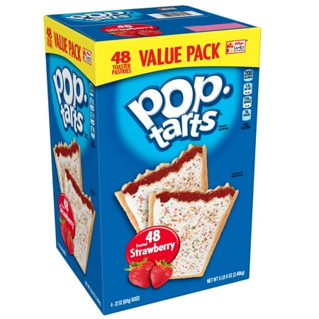 Kellogg's Pop-Tarts, Frosted Strawberry 88 Oz (48