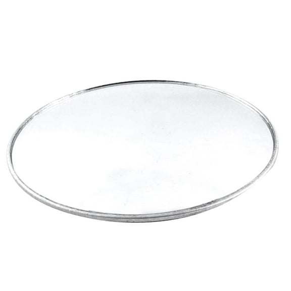 Unique Bargains Auto Car Silver Tone Metal Round Rear View Spot Blind Mirror 95mm Dia
