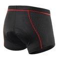 thumbnail image 2 of Lixada Custom Lixada 001C Breathable Silicone Padded Cycling Shorts with Printed Design, Available in Red with Stripes, Size EU S, Perfect for Comfortable Rides, 2 of 6