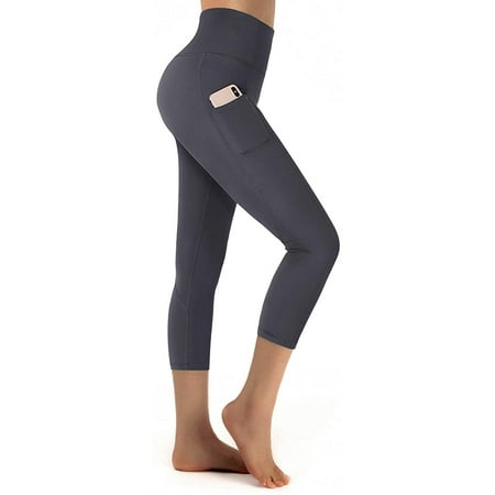 Promover Yoga Pants for Women High Waist Leggings with Pockets Tummy Control 4 Way Stretch Yoga Running Tights