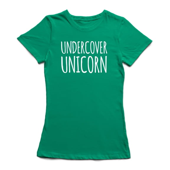 "Undercover Unicorn" Trendy Quote Women's T-shirt