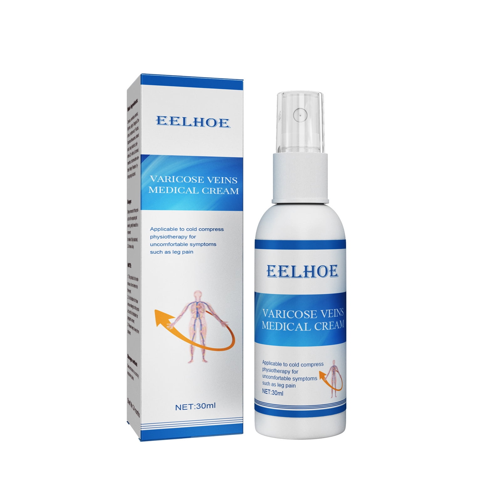 Varicose Vein Treatment for Swollen Legs and Ankles and Feet, Spider Veins - Relaxing Leg Cream