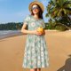 thumbnail image 4 of Easygdp Daisies Flowers para Vestido Transpirable de Mujer, Vestido Suelto de Manga Corta con Pliegues y Bolsillos para el Verano, 4 of 6